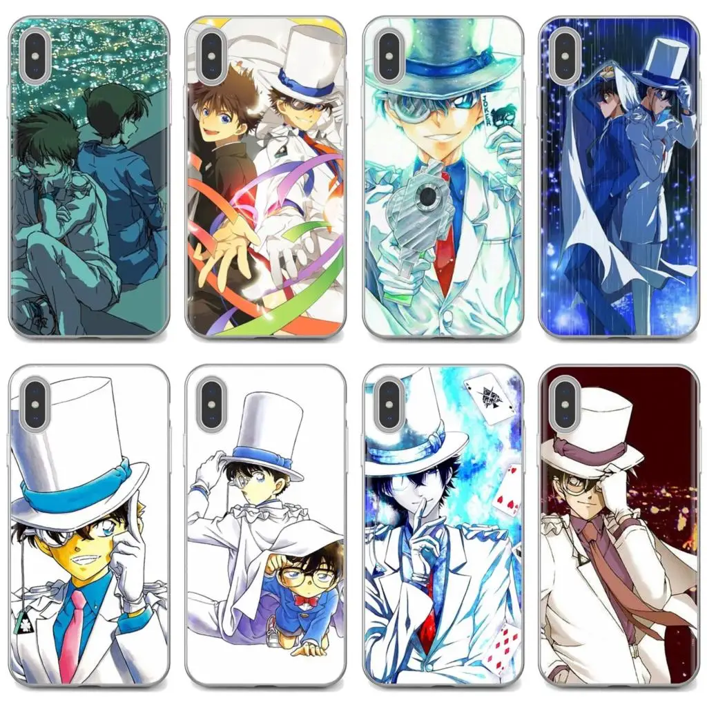 Детский мягкий чехол Magic Kaito с фантомным вором в стиле аниме для iPhone iPod Touch 11 12 Pro 4