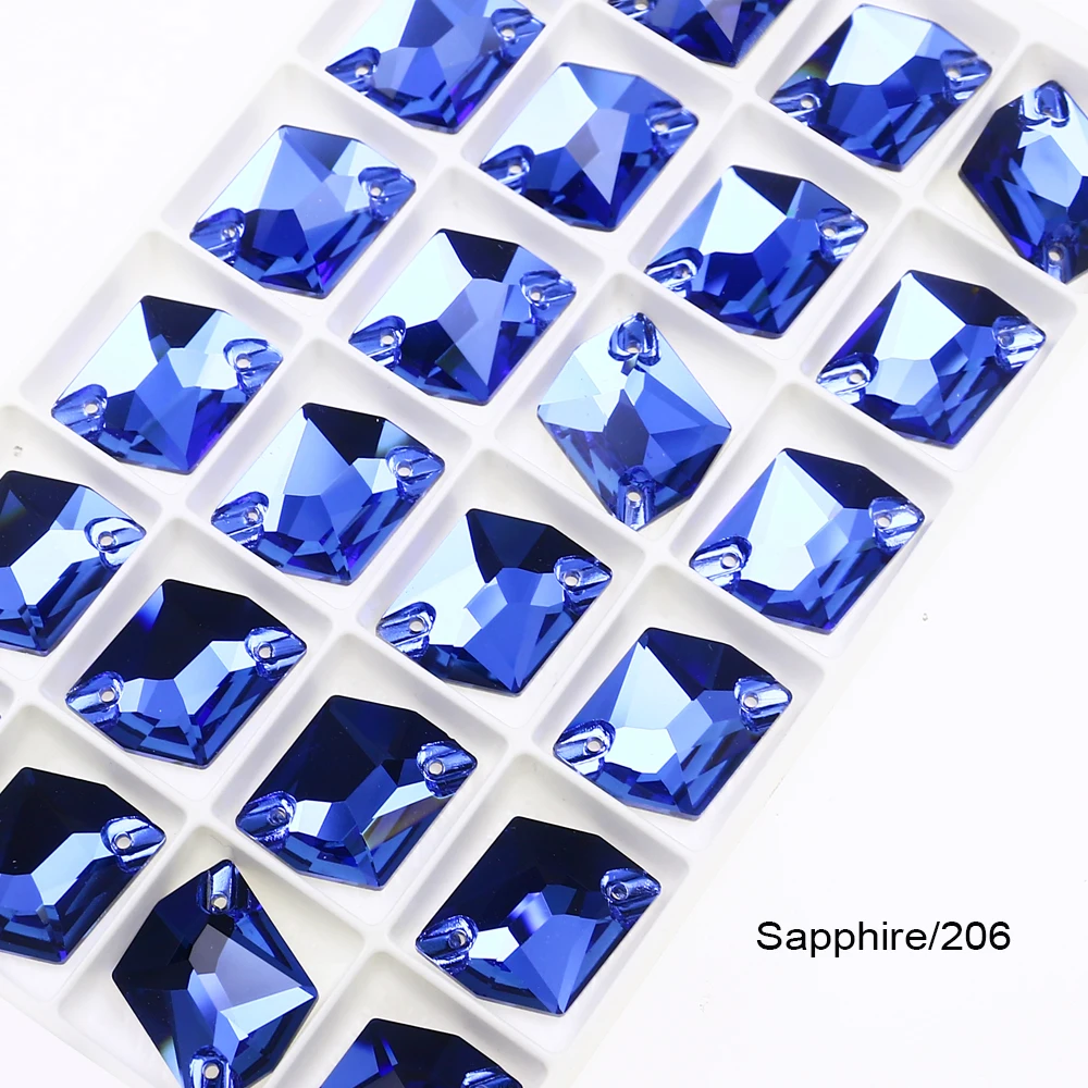 Versatile Flatback Sew-On Rhinestone K5 Glass AB Crystal