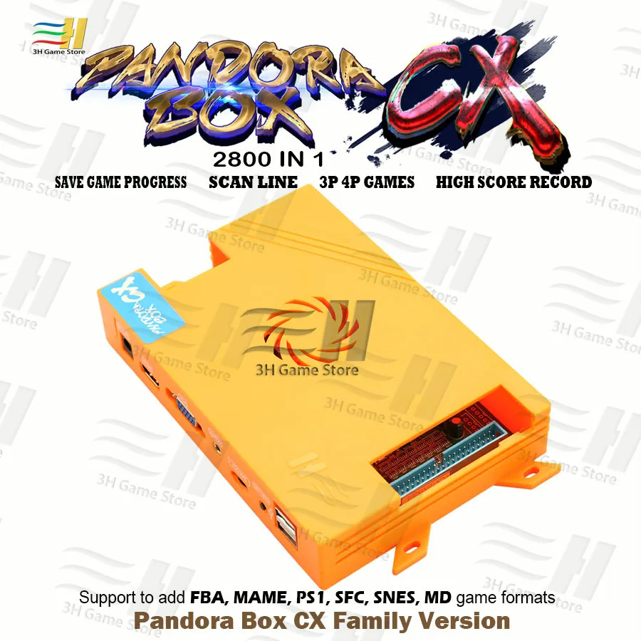 Pandora box CX 2800 в 1 семейная версия может сохранить игру usb подключение 3P 4P можно