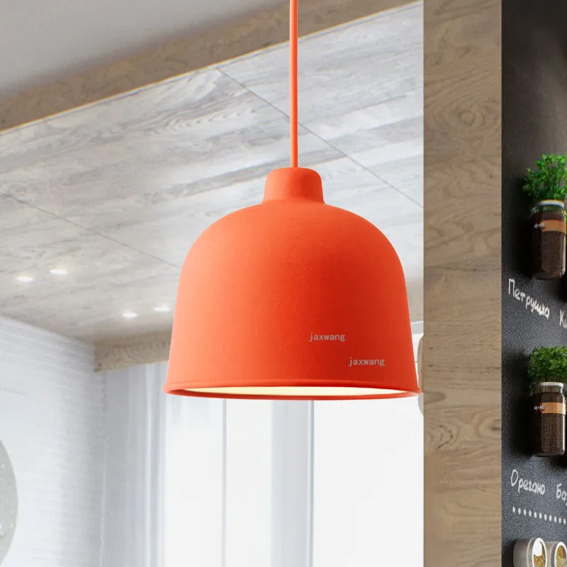 Скандинавский светодиодный подвесной светильник из смолы с цветным макароном, стильный светильник для столовой, креативный подвесной светильник, подвесной светильник