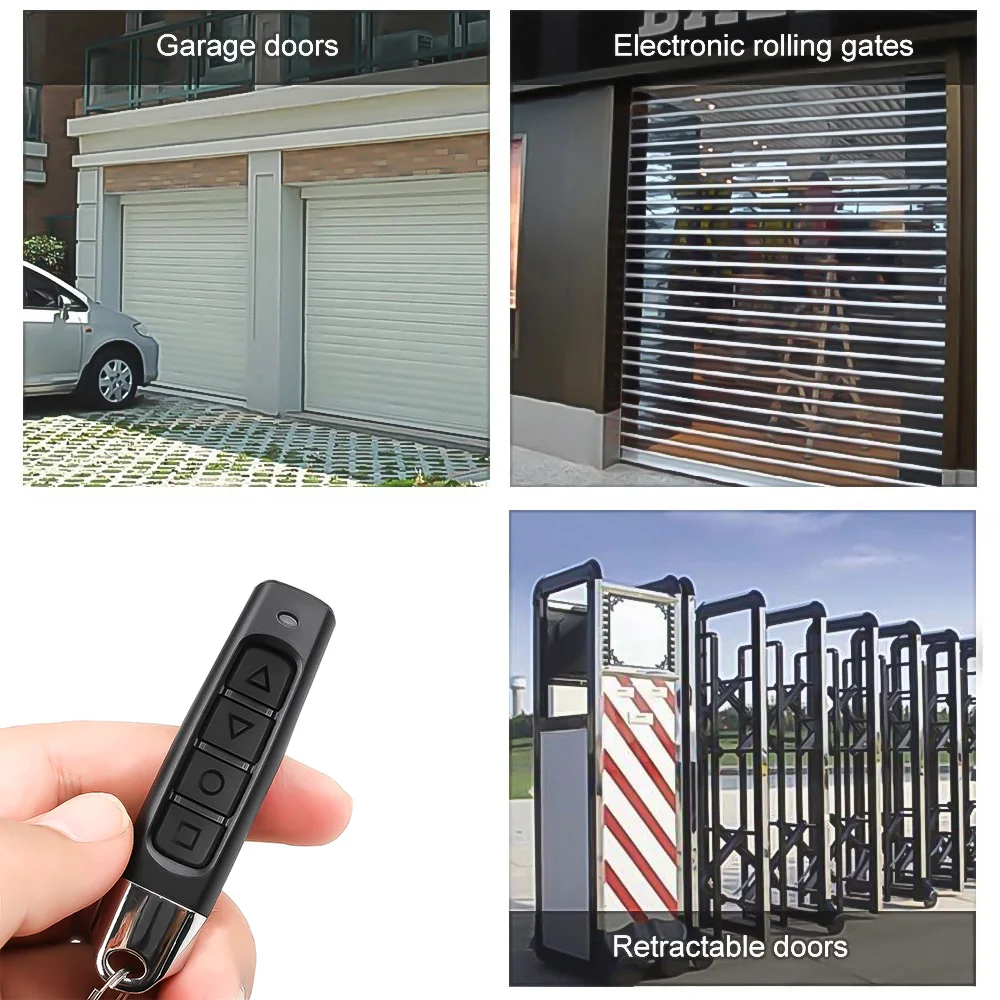 KEBIDU 433 МГц 4 кнопки гаражные ворота двери дистанционного ключа автоматическое Клонирование пульт дистанционного управления электрический контроллер копирования переключатель передатчика