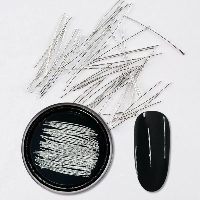 Дизайн ногтей блестки металлическая Луна Звезда Лента флэш Сделай Сам Форма