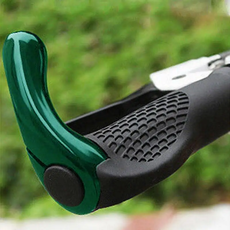 1 Pair Non-slip Ergonomic Bicycle Handlebar Grips with Lock-on Bar Ends MTB Bike Aluminium Horn Grips Bike Accessories 1 Pair Non-slip Ergonomic Bicycle Handlebar Grips with Lock-on Bar Ends MTB Bike Aluminium Horn Grips Bike Accessories
