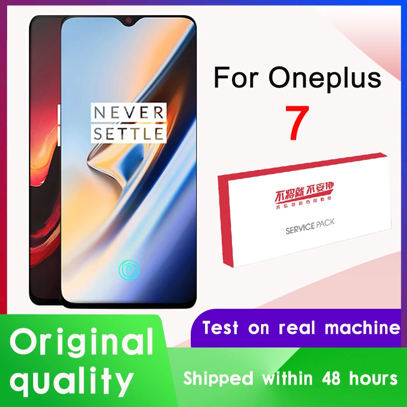 Оригинальный 6 41 &quotсупер Ampled дисплей с рамкой для OnePlus 7 ЖК сенсорный экран