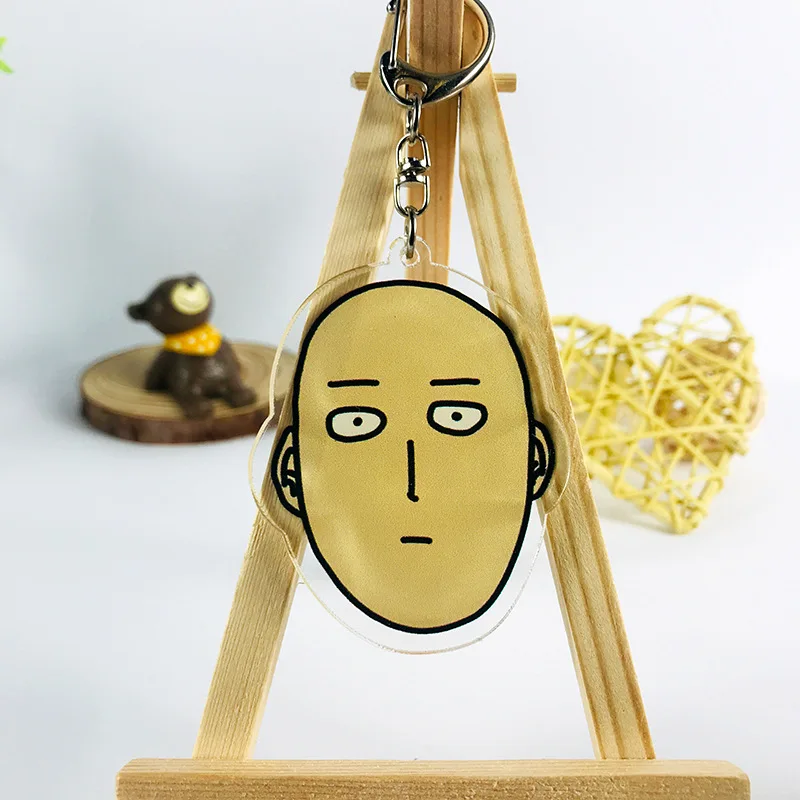 see chart 1 шт. Аниме ONE PUNCH-MAN Saitama Genos Senritsu no Tatsumaki ATOMIC SAMURAI брелок Pnedant - Цвет: see chart