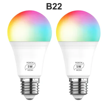 

Home Decor Bedroom Indoor Smart WIFI APP Control RGB Colorful Color Changing With Alexa Google LED Light Bulb Living Room Timing