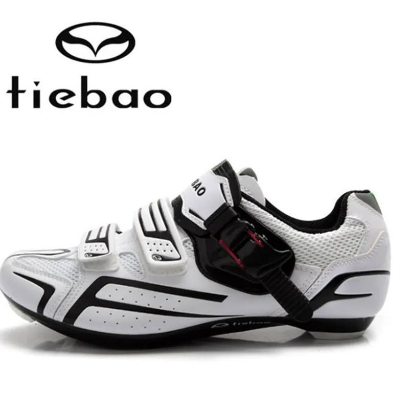 TB1268 Tiebao pro, обувь для велоспорта, дорожные белые мужские кроссовки для женщин, набор педалей, самоблокирующиеся, обувь для езды на велосипеде, спортивная обувь суперзвезды - Цвет: TB1268