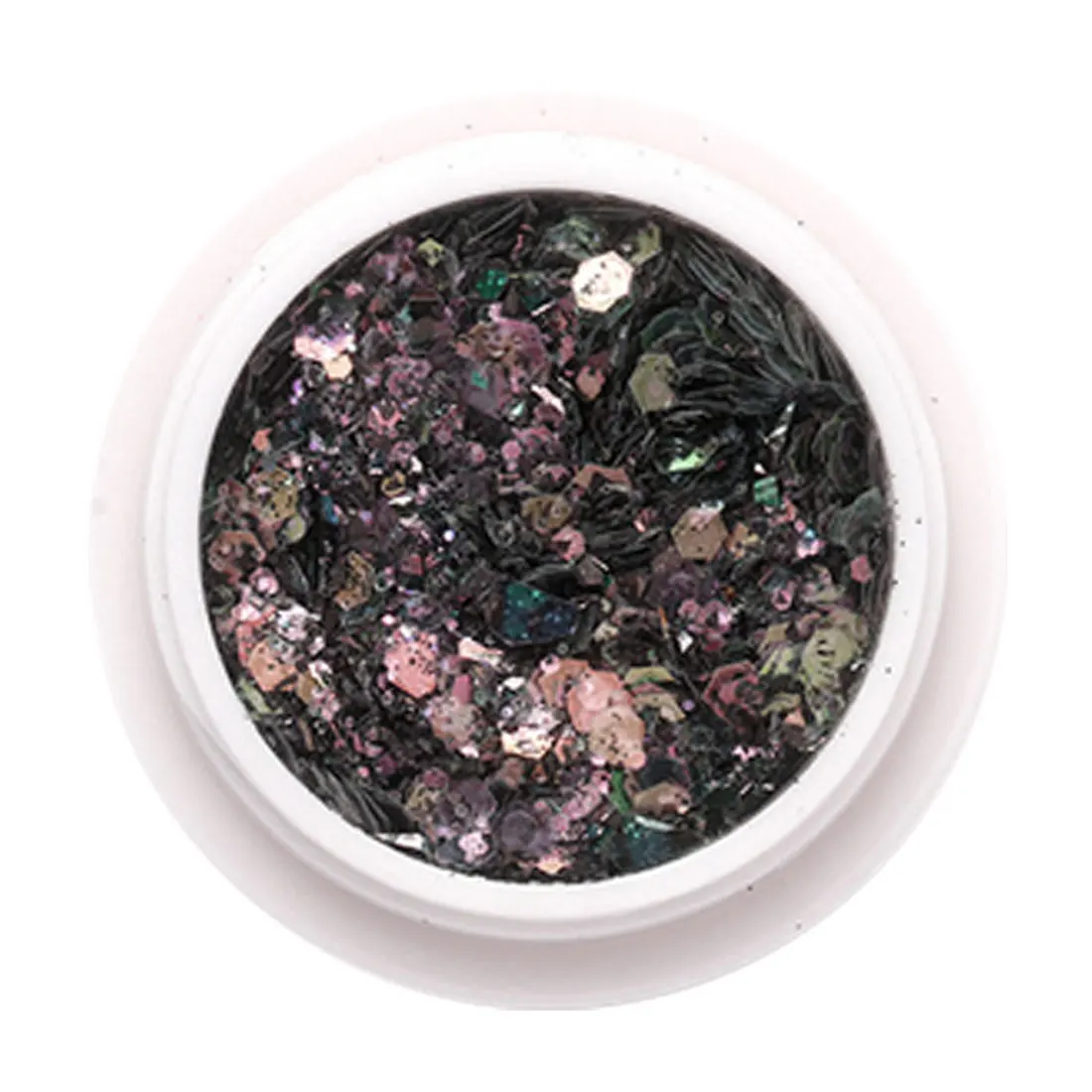 Блестки для дизайна ногтей сверкающие Радужные Блестки для ногтей порошок шестигранные блестки сломанные хлопья 3d Шарм пыль смешанные формы блестки