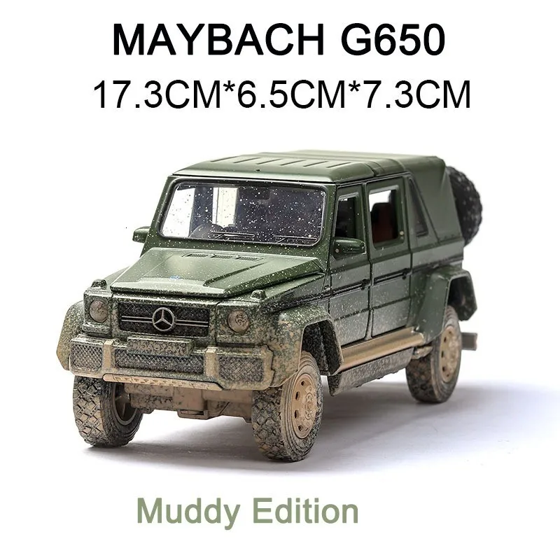 Модель внедорожника Maybach G650 из сплава Mercedes Benz 1/32 внедорожник сделай старую версию