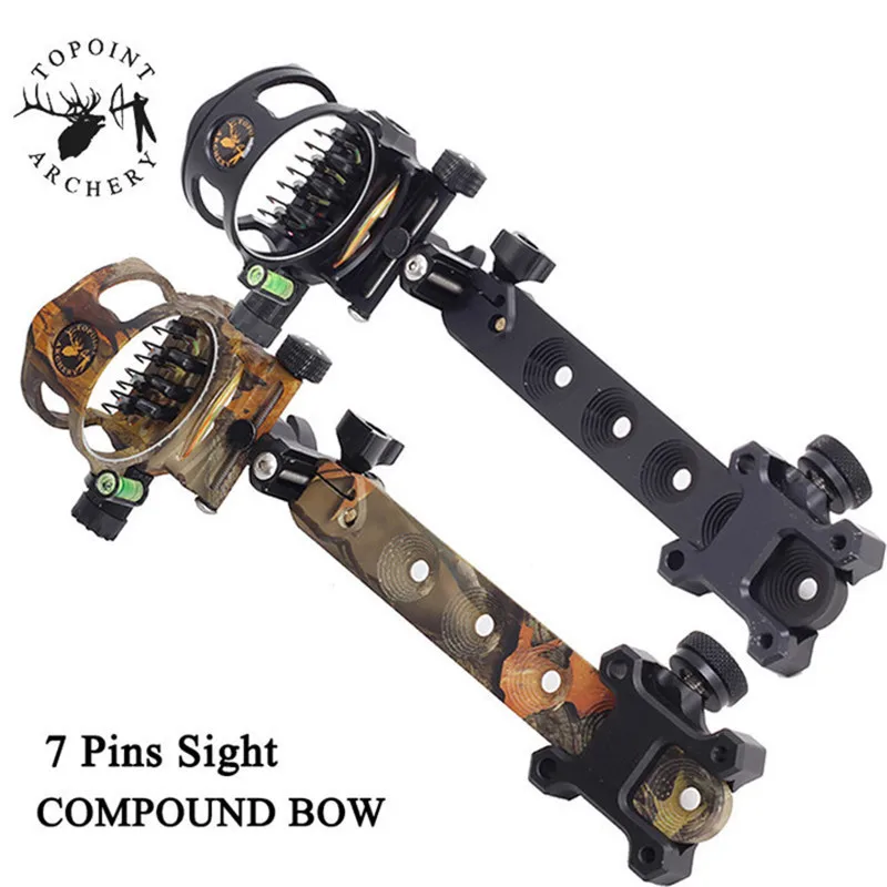 1pc Archery 7 pin Bow Sight Micro Adjust 0.019