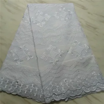 

Factory direct sale white swiss voile lace nigerian lace fabric best quality african fabric for wedding dress 5yard/lot newest!!