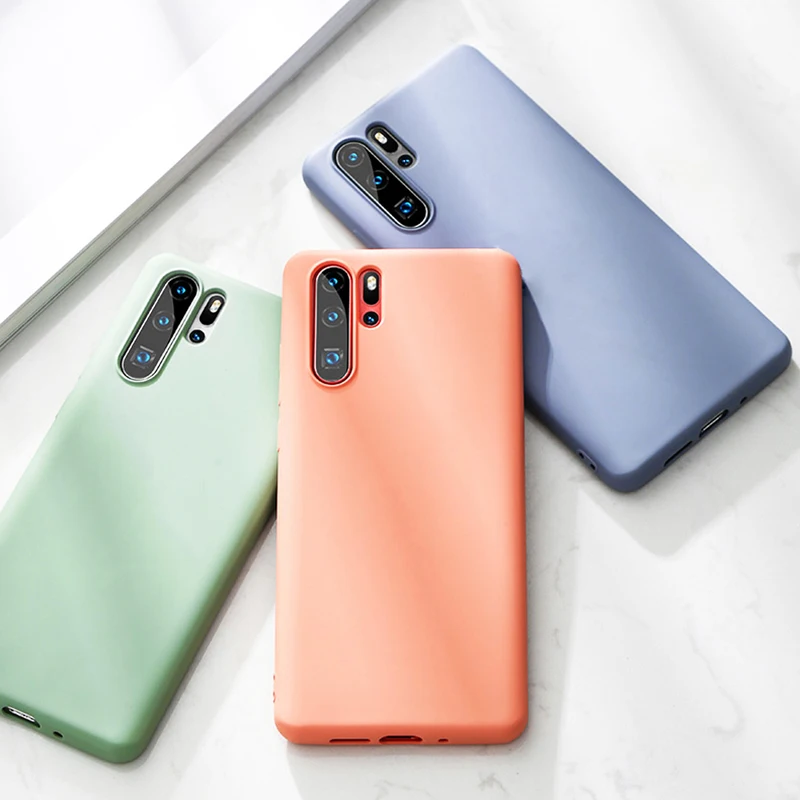 Роскошный мягкий силиконовый чехол для Huawei P30 Pro P20 Lite P 30 Mate 20 противоударный