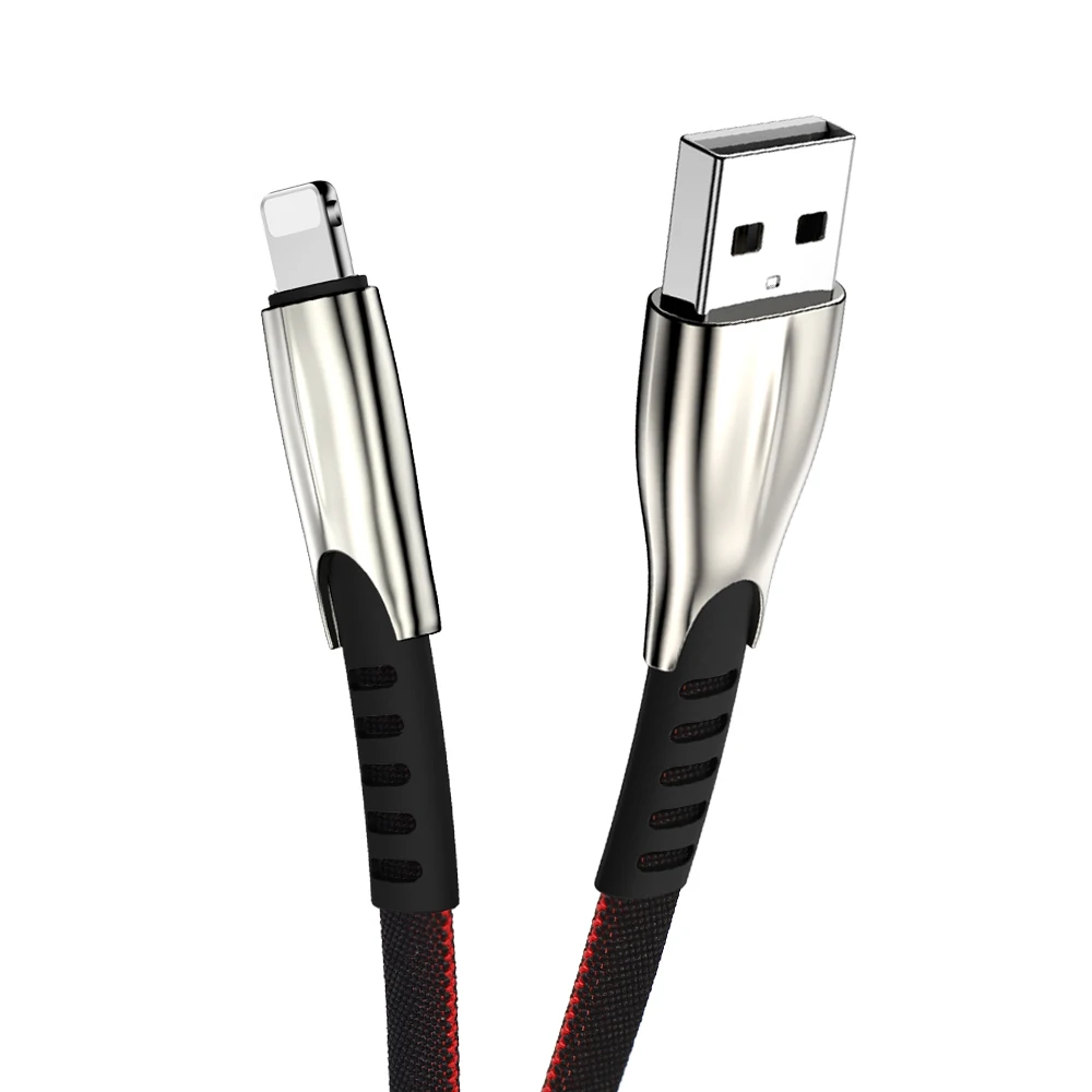 2 м 3 м USB зарядное устройство кабель для передачи данных для Apple iPhone 7 8 Plus 5 6 6S X XR XS Max 11 Pro iPad Origin Phone 3A Быстрая зарядка длинный провод - Цвет: Черный