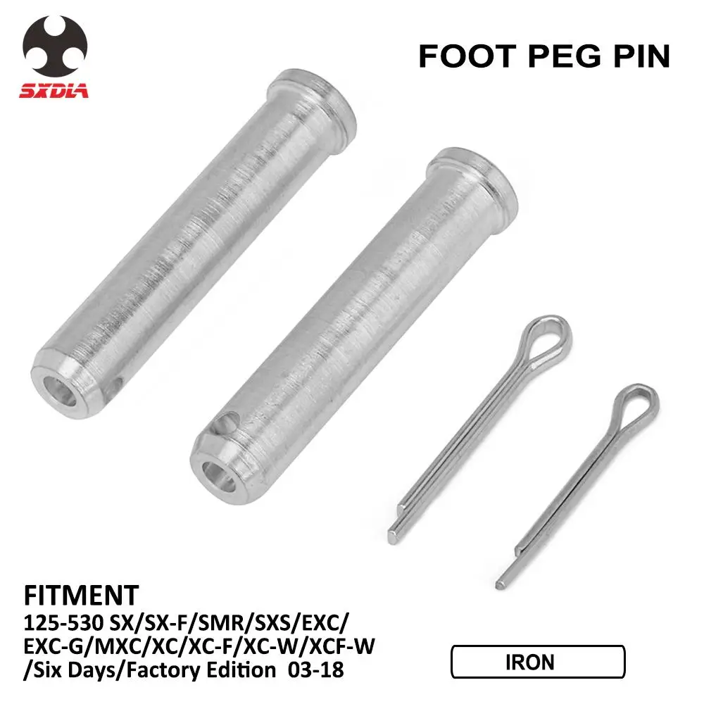 

Motorcycle Foot Peg Rest Pedal Footpeg Pin For KTM 125-530 SX SX-F SMR SXS EXC EXC-G MXC Husqvarna 125-510 TE TC TX TXC FC FE FX