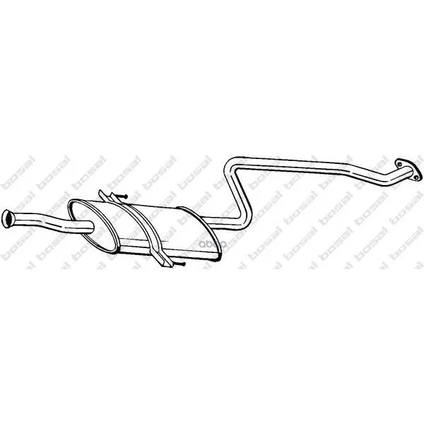 Основной Глушитель Hyundai Matrix 1.5crdi/1.6i/1.8i 01 Bosal арт. 284301