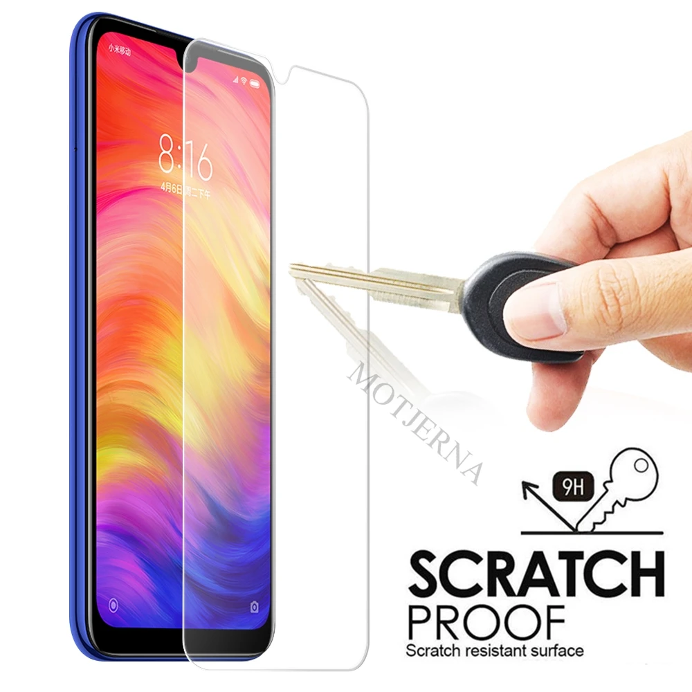 Закаленное стекло 9H для Xiaomi Redmi Note 7 Pro 8 6 5 защитная пленка с полным покрытием