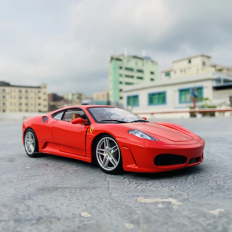 Bburago 1:24 Ferrari F430 collection manufacturer authorized simulation alloy car model crafts decoration collection toy tools
