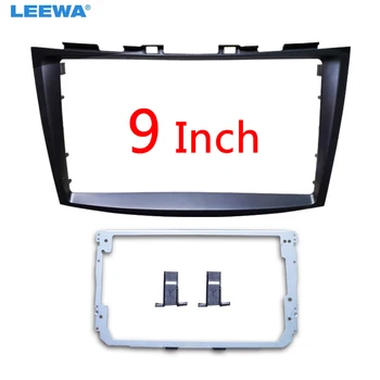 

LEEWA Car Audio 9" Big Screen 2DIN Fascia Frame Adapter For Suzuki Swift Stereo Dash Fitting Panel Frame Kit #CA6204