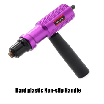 

Electric Rivet Gun with 40 pcs Riveters Tool Cordless Riveting Drill Adaptor Insert Nut Tool Riveting Drill Adapter 2.4mm-4.8mm