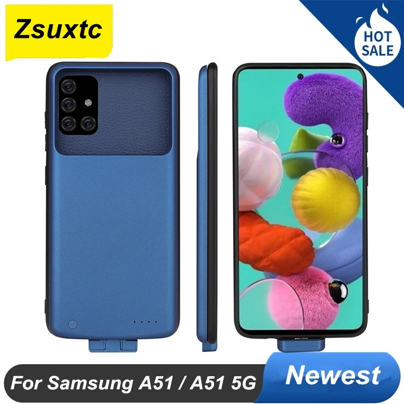 5000 Mah For Samsung Galaxy A51 4G 5G Battery Case And Power Bank Smart Charger | Мобильные телефоны и аксессуары