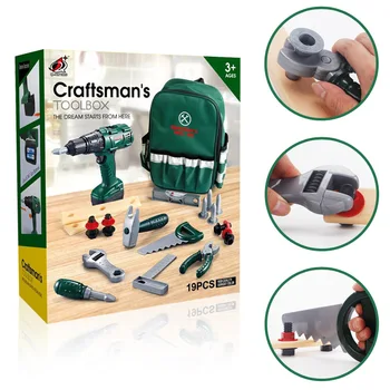 

Play House Children's Toy Boy Repair Tool DIY Simulation Electric Drill Simulation Tool juguetes toy for boy miniature tools