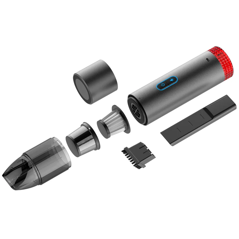 Car Vacuum Cleaner Portable Wireless Handheld Auto Vacuum Cleaner Robot for Car Interior & Home & Computer Cleaning