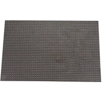 

Home Crossweave Woven Vinyl Non-Slip Insulation Placemat Washable Table Mats 6PCS