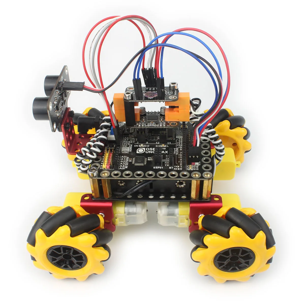 New Mecanum Wheel Robot Car Kit For Arduino With TT Motor Scratch Graphic Programming STEM Toy | Электронные компоненты и