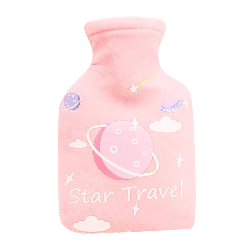 01 Флисовый плед Горячая бутылка для воды впрыска взрывозащищенные милые грелки для рук зимние поставки - Цвет: 01