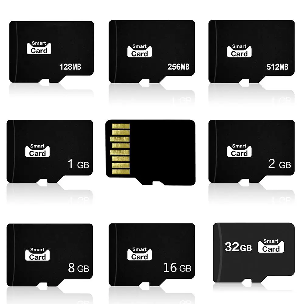 Micro TF Memory Card 128MB 256MB 1GB 2GB 4GB 8GB 16GB 32GB Flash Drive SD For Smartphone Speaker Radio MP3 MP4 | Электроника