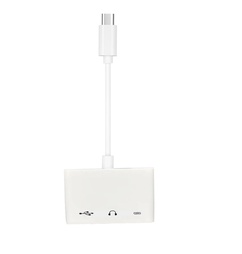USB 2 0 OTG Audio Charging Adapter Type C to 3 5mm Headphone Headset For USB Disk Mouse Keyboard For iPAD Pro Samsung S8 S9 S10