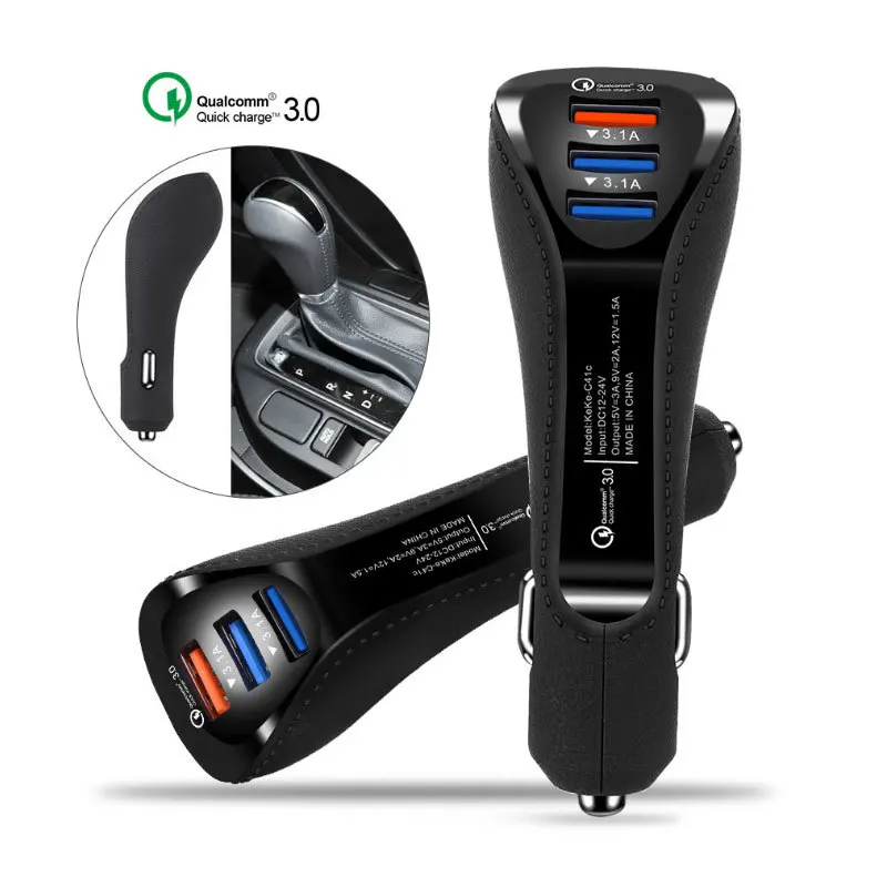 Портативное автомобильное зарядное устройство Quick Charge 3 0 5 В 1 А быстрая зарядка GPS