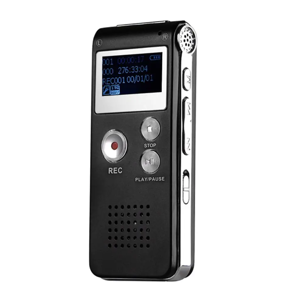 8GB Клип USB Цифровой диктофон Аудио Диктофон Запись Ручка MP3 плеер