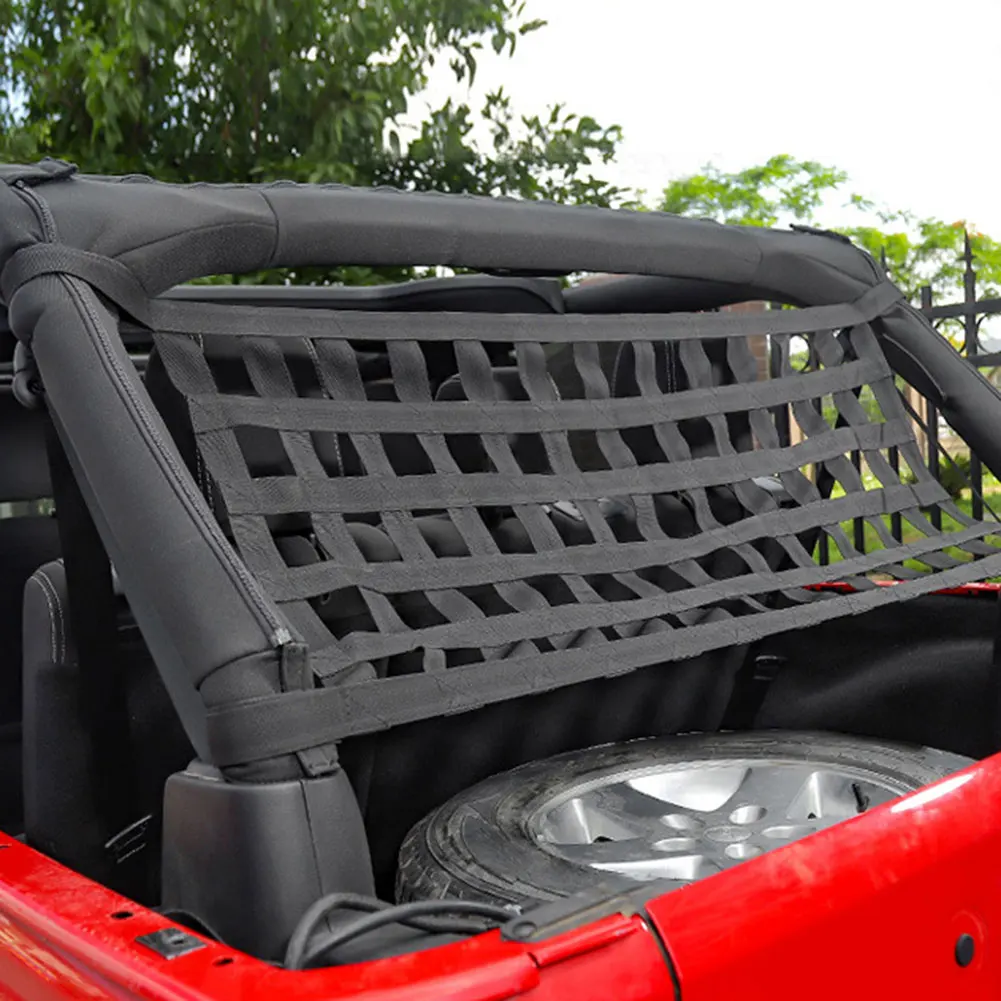 Автомобильная верхняя крыша сетка для хранения дышащий Удобный гамак кровать покрытие для сети для Jeep Wrangler TJ JK JL 1997- автомобильные аксессуары