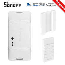 SONOFF – commutateur Wifi intelligent RFR3, module domotique, contrôle de minuterie RF 433, à monter soi-même, Compatible avec eWelink Google Home Alexa