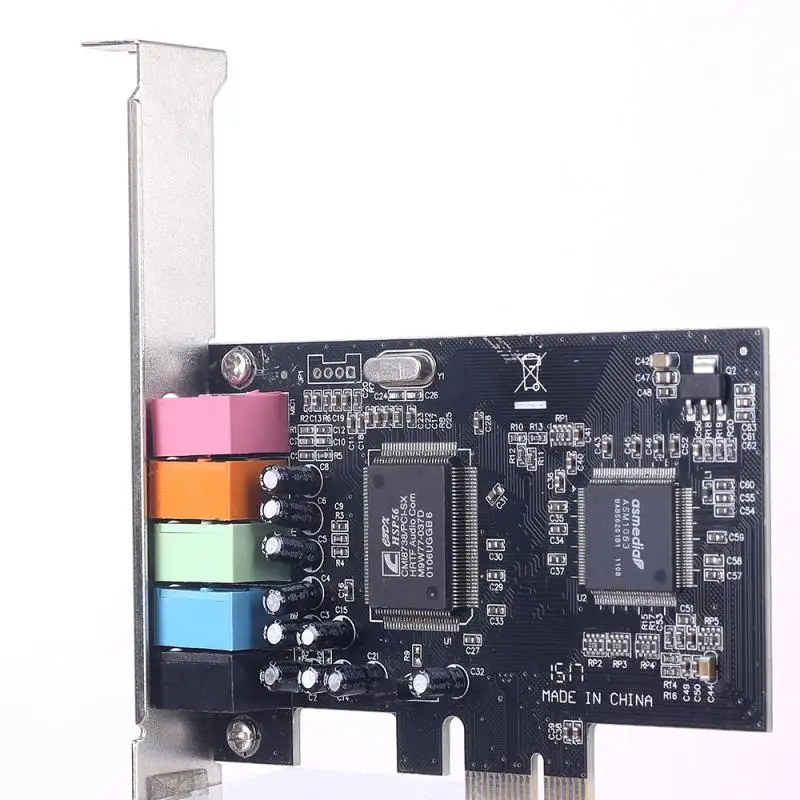 PCIE sound card 5.1 Desktop Computer Built-in Independent PCI-E8738 Stereo 6-channel Compatible with DirectSound 3D and EAX 2