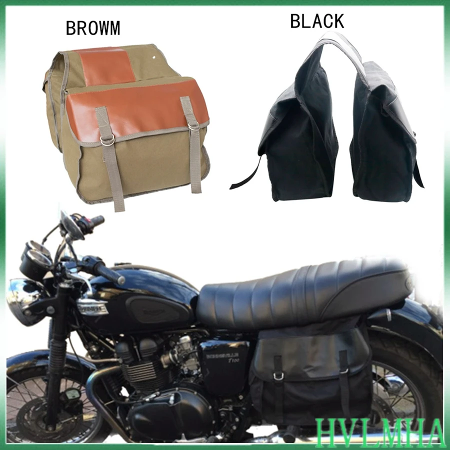 Tas Peralatan Tas Sepeda Motor Retro Tas Samping Tahan Air Tas Selempang  Ksatria Tas Helm Tas Sadel Sepeda Motor - AliExpress