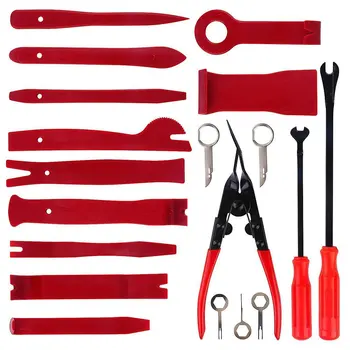 

19PCS Car Disassembly Tools DVD Stereo Refit Kits Interior Plastic Trim Panel Dashboard Installation Removal Repair Tools