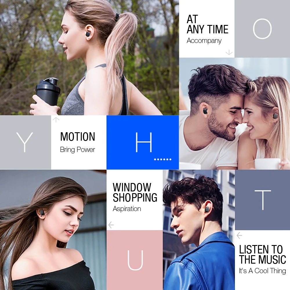 Беспроводные наушники S7 TWS Hi Fi с bluetooth водонепроницаемые воздушными точками