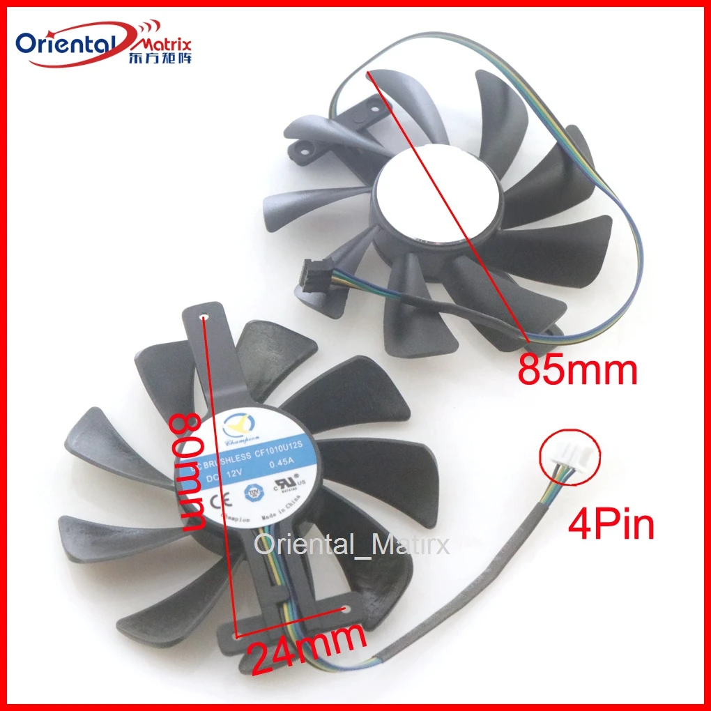 CF9015H12S 85 мм 12В 0.45A 4Pin VGA вентилятор для INNO3D RTX2080ti 2080 2070SUPER TWIN X2 Вентилятор Охлаждения