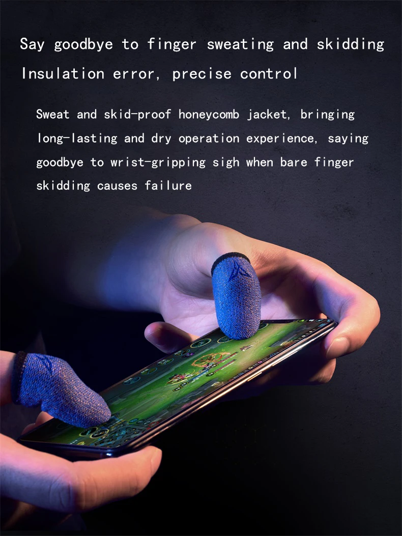 Flydigi Beehive Game Controller Sweatproof Gloves for Phone Gaming, PUBG and other professional touch screen thumbs (3)