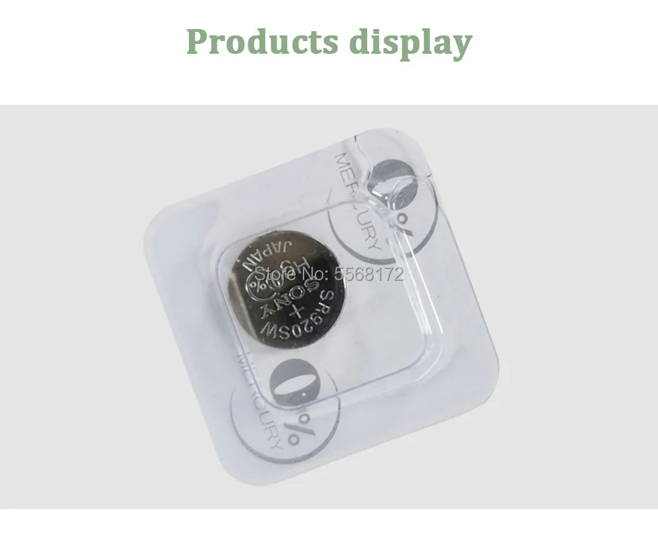 1 шт. для Sony 371 SR920SW 920 LR920 AG6 LR69 171 55 V Серебряная оксидная батарея часов с одной