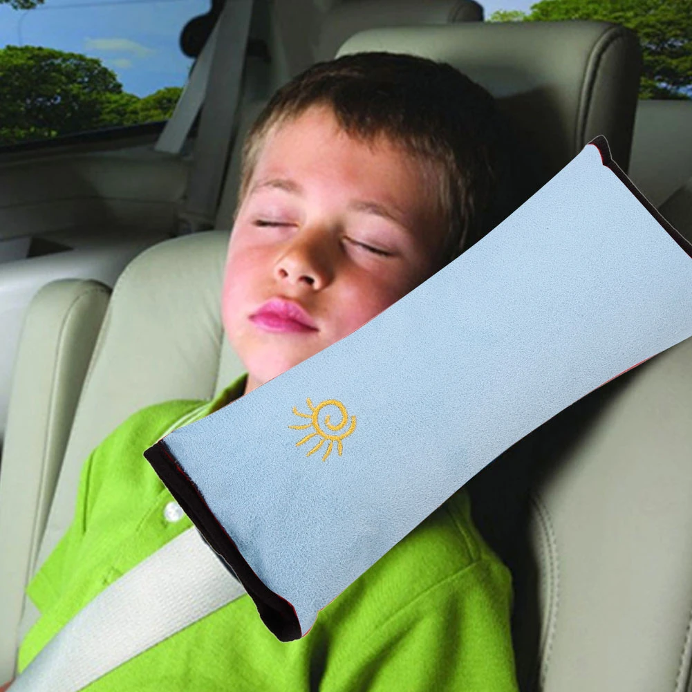 Car Seat Belt Pillow for Kids Adjust Vehicle Shoulder Pad Safety Strap Cushion