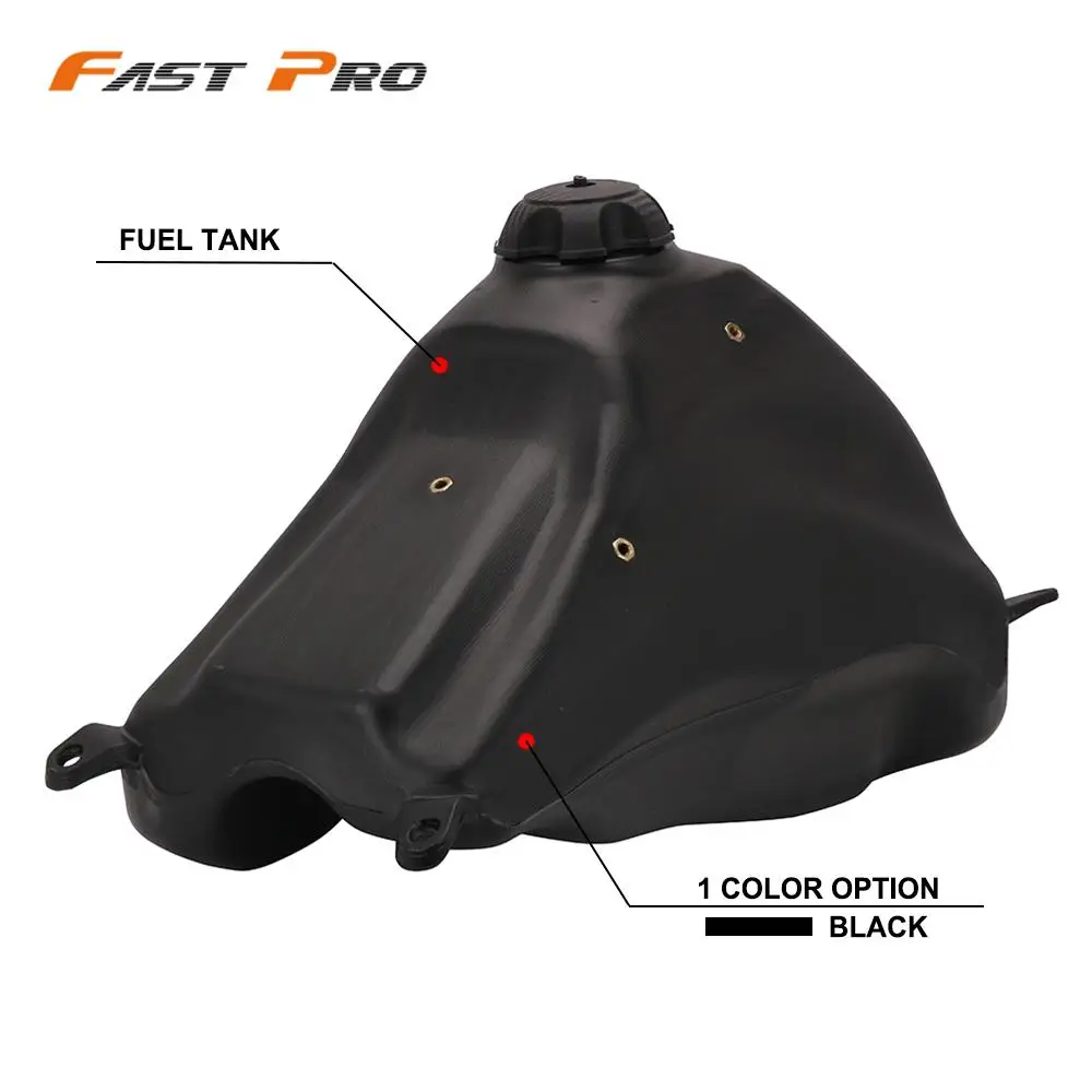 Motorcycle Rubber Gas Fuel Oil Tank With Cap Petcock For HONDA CRF230F
