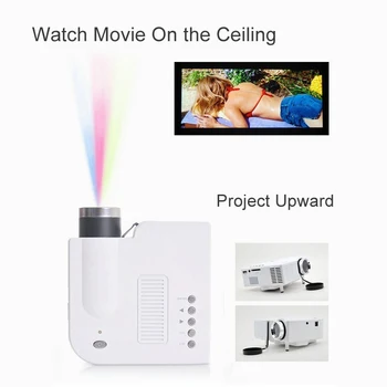 

UC28+ Projector LED 1080P Home Theater Cinema Multimedia Bundle US/ EU/ UK/ AU Multimedia USB Precise Focus Portable Projector