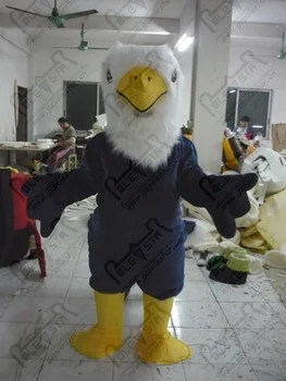 

quality eagle mascot costumes cartoon black bird condor hawk mascot design