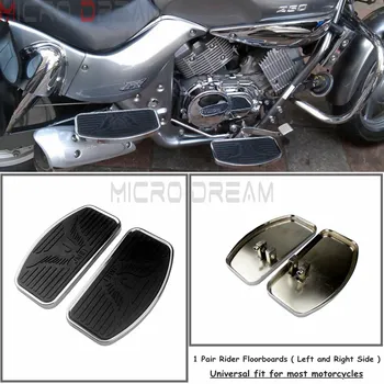 CNC Motorcycle Front Left /& Right Foot Rest Foot Pegs Footpegs For Honda Shadow