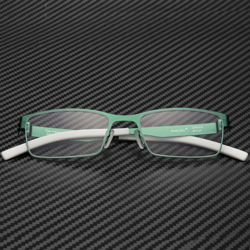 Зазор Безвинтовой анти-синий светильник, компьютерные очки, блокирующий синий светильник, оптические очки, оправа для очков - Цвет оправы: Зеленый