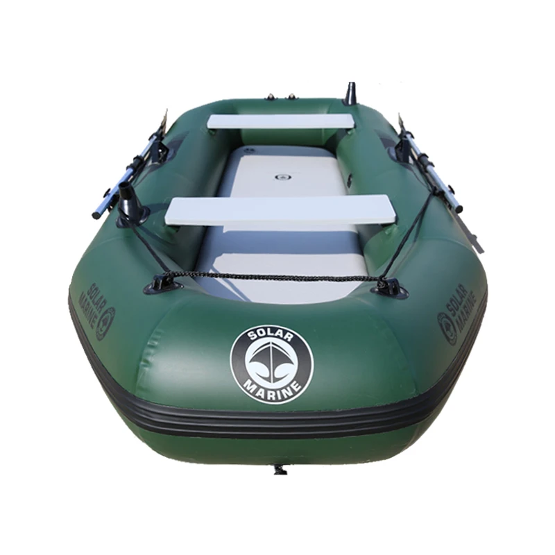 New Arrive 230cm Inflatable Boat 3 Person Fishing Kayak Air Mat Floor Canoe  with Pump Boat