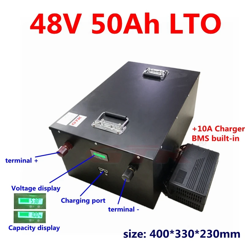 Литий-титанатный аккумулятор GTK 2000 циклов LTO 48 в 50 Ач 2 4 В карманные ячейки для